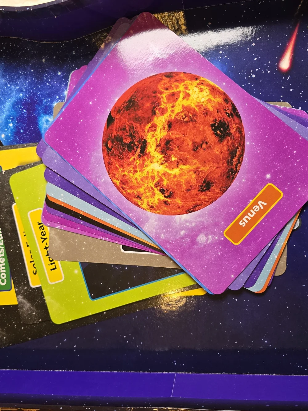 Learning Adventures Space - Case With Book, Cards And Figurines.